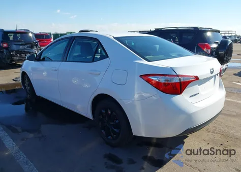 2015 Toyota Corolla L из США, поврежденный, VIN 5YFBURHE0FP332343